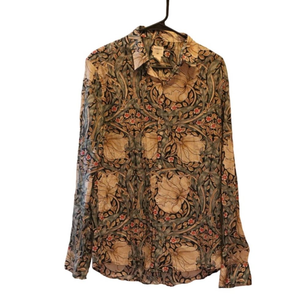 H&M Men's Floral Button Down